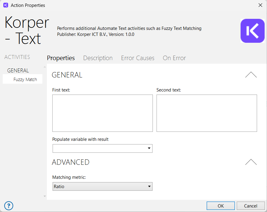 demo screenshot Text