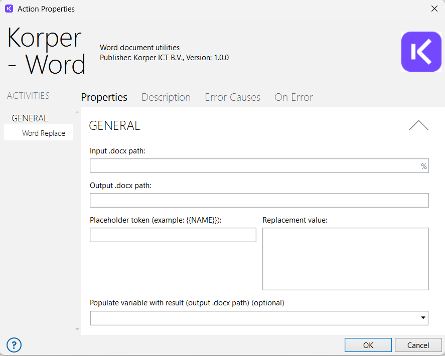 demo screenshot word